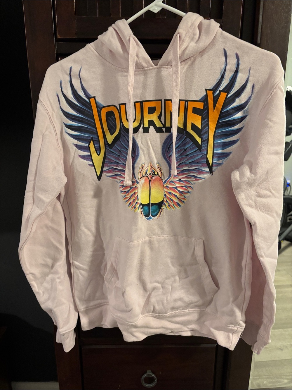 Women’s Journey Hoodie - Light Pink Band Pullover (XS)